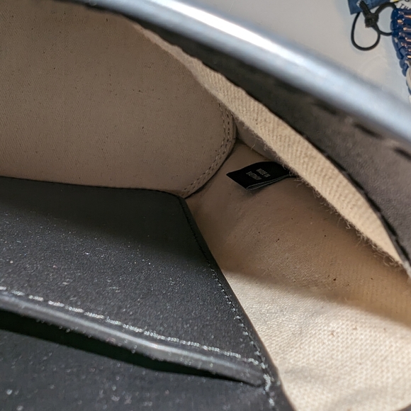 Shinola Birdy Bucket Bag Canvas with Black Leather Details - Picture 7 of 8